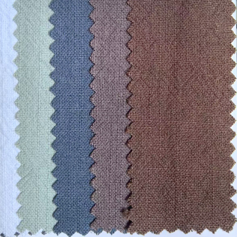 Whole rice [100% cotton 8*8 imitation linen, thickened bamboo joint sand wash] 240g washed bamboo joint cotton cloth, sand-washed bamboo joint crepe cloth