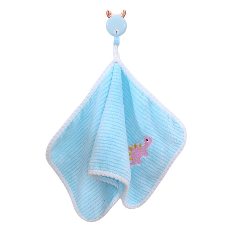 Children's towel soft absorbent lint-free face towel kindergarten hand towel face towel a generation of hair