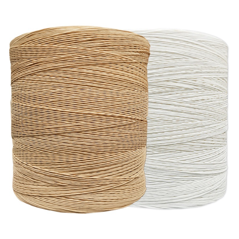 in stock 3-4mm Kraft Paper Rope Single Strand Furniture Braiding Process Kraft Paper Rope Tension Good Toughness Strong Wholesale