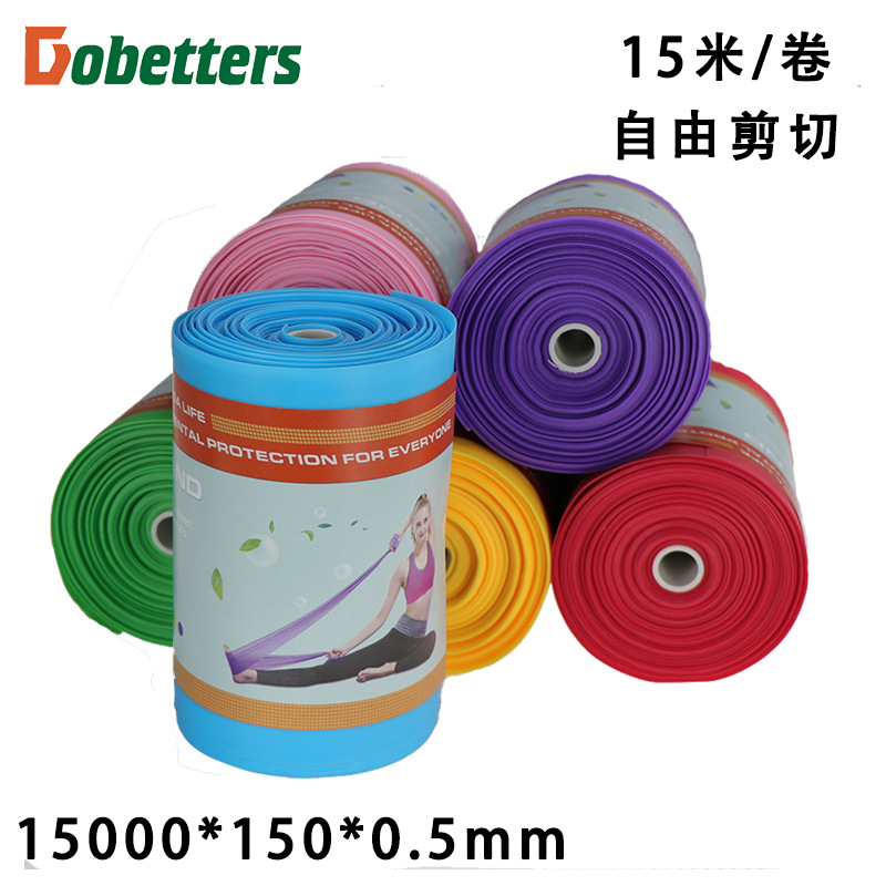 Picture of tpe Yoga Rally Sheet Stretch Belt Tally Sheet Resistance Belt Tally Rope Fitness Tally Belt