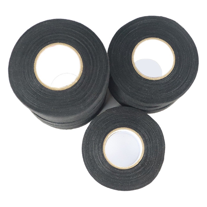 Black car wire harness flannel tape non-woven line insulation tape audio noise reduction polyester wrapping tape
