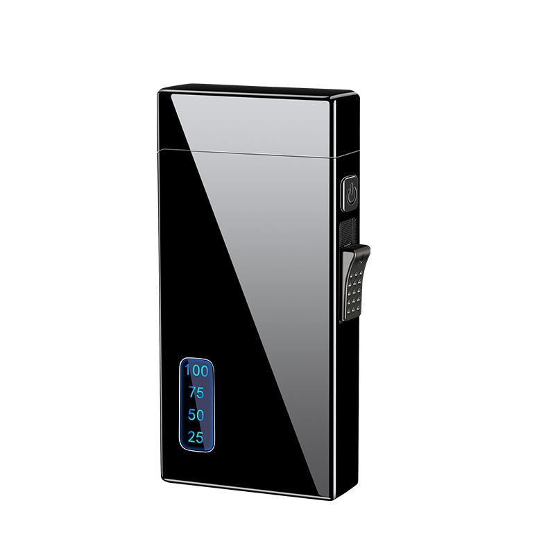 Picture of 2024 New Product Gas and Electricity Dual-Use Windproof USB Rechargeable Lighter Creative Personalized Printed Logo Advertising Manufacturer Wholesale