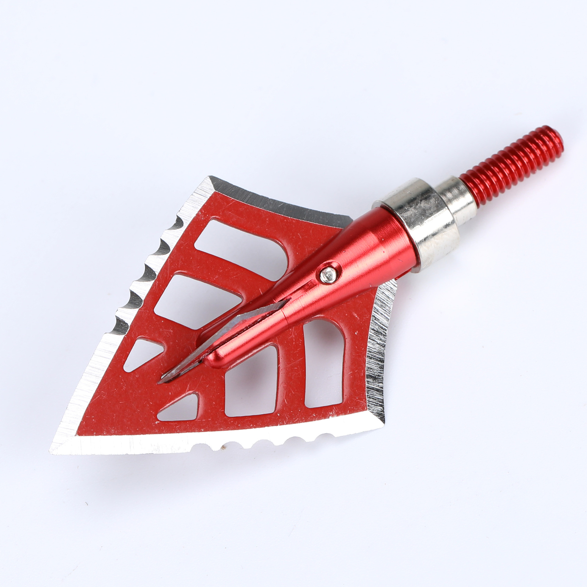 Picture of Red Devil Black Devil Arrow Toothed Recurve Bow Glass Fiber Carbon Aluminum Retro Outdoor Threaded Arrow