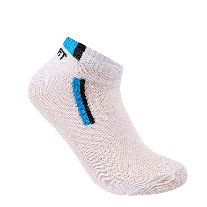 Picture of Socks Men's Summer Thin Cool Breathable Mesh Solid Color Black White Gray Fashionable Deodorant Sports Socks Men's Socks
