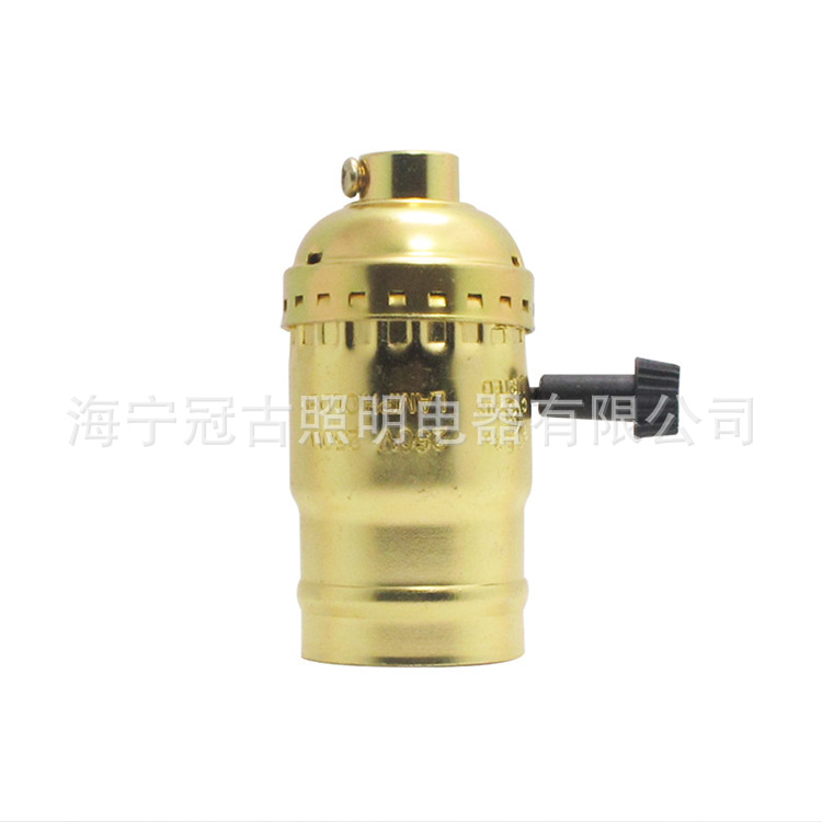 Amazon for knob switch aluminum lamp holder retro lamp holder Edison decorative lamp holder