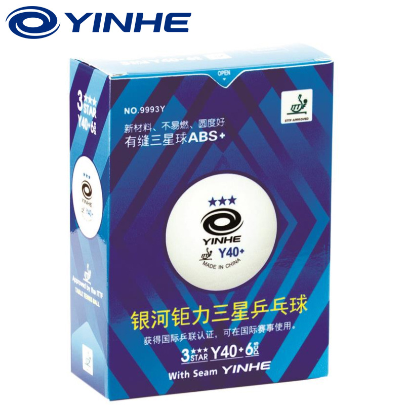 Picture of genuine goods Galaxy Table Tennis Samsung Seamless High Elastic New Material Platinum 3 Star 40 Table Tennis Game Ball Seams