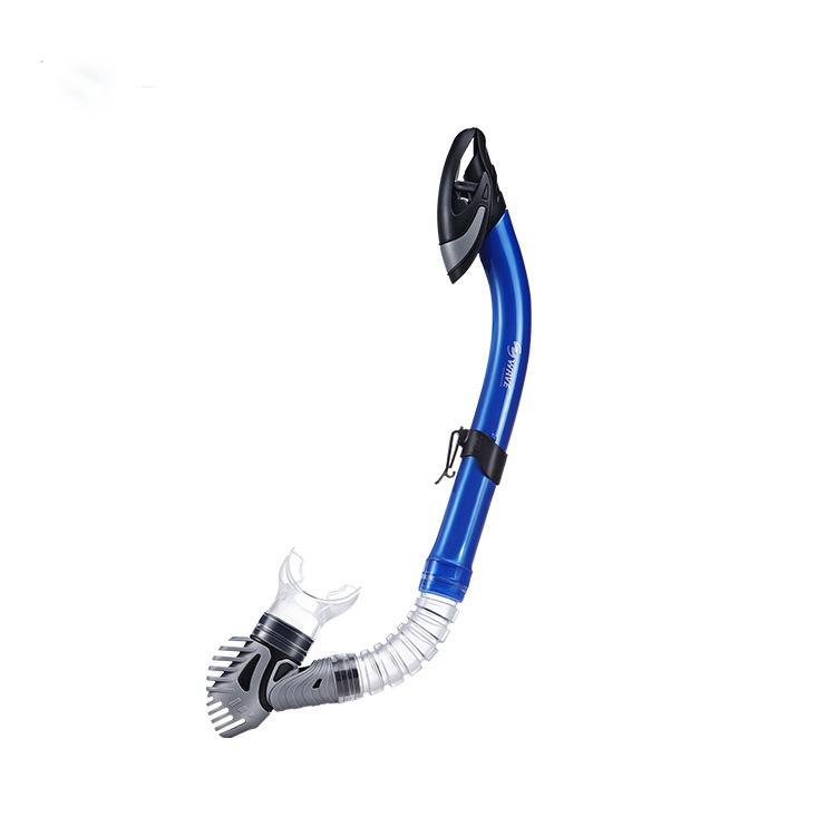 Picture of wave genuine goods full dry underwater respirator silicone mouthpiece professional diving equipment snorkeling supplies breathing tube
