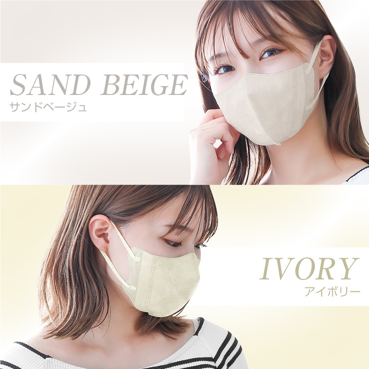 Picture of 3D Three-Dimensional High-Appearance Disposable Autumn Breathable Boxed Three-Layer Non-Tightening Full-Coverage Windproof Mask for Women