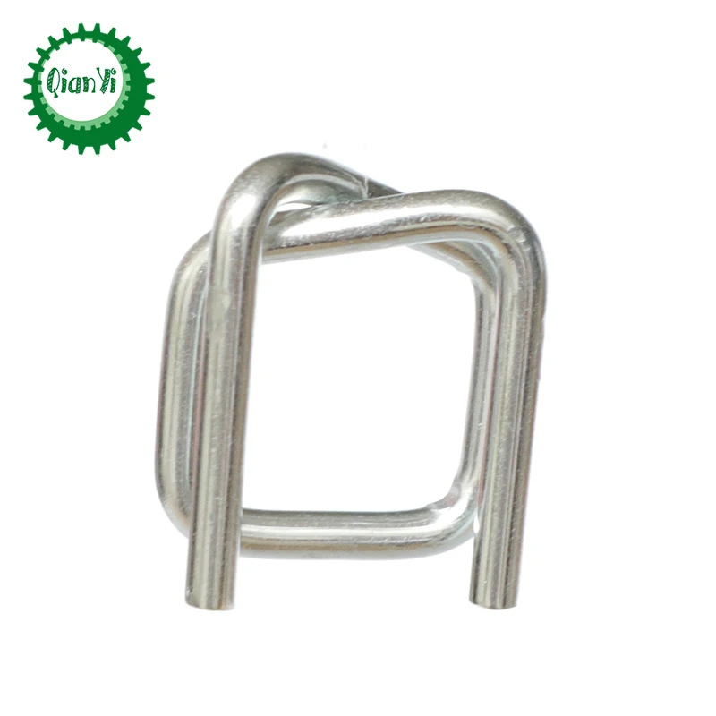 I Am the Source Factory with Large Quantities of Qy-Bz35 Galvanized Strapping Buckles in Stock for Wholesale, Suitable for 16mm Strapping Tape