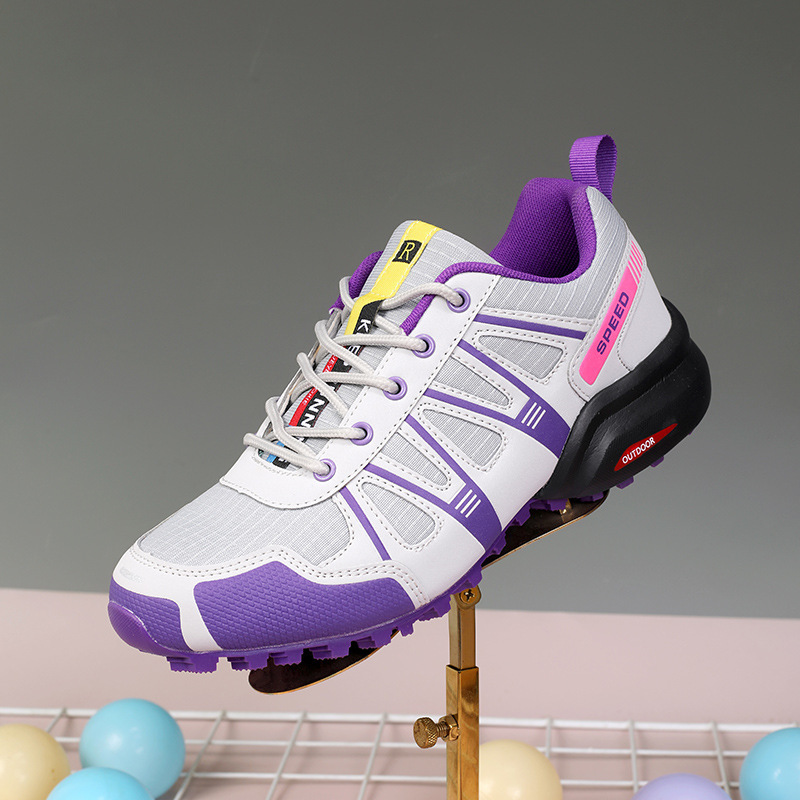 Cross-Border Outdoor Hiking Shoes, Women's Hiking and Cycling Shoes, Large Size Cycling Shoes, Rubber Low-Top Wear-Resistant, Non-Slip, Independent Station