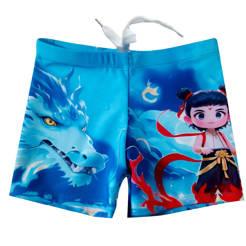 Picture of Cartoon boys swimsuit baby swimsuit good fabric boys small and medium-sized children swimming trunks a generation of children's swimming trunks