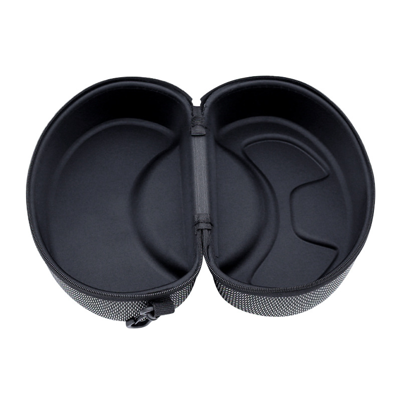 Picture of New ski goggles zipper bag anti-fog magnetic ski goggles wearable glasses case eva ski goggles storage box