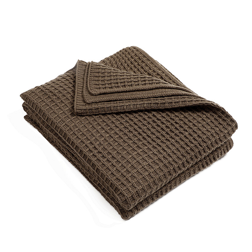 Picture of New Sofa Blanket Blanket Summer Knitted Blanket Office Nap Blanket Air Conditioning Blanket Waffle Blanket for Hair