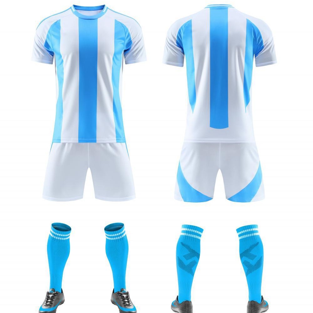 Football Clothing suit Cross-border New Adult Children's Summer Competition Sports Quick-drying Short-sleeved Jersey Summer