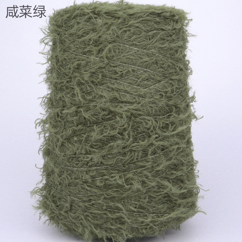 Picture of Silk Joy/Cross-Border Teddy Velvet Curly Furry DIY Handmade Knitting Yarn Ball 500g