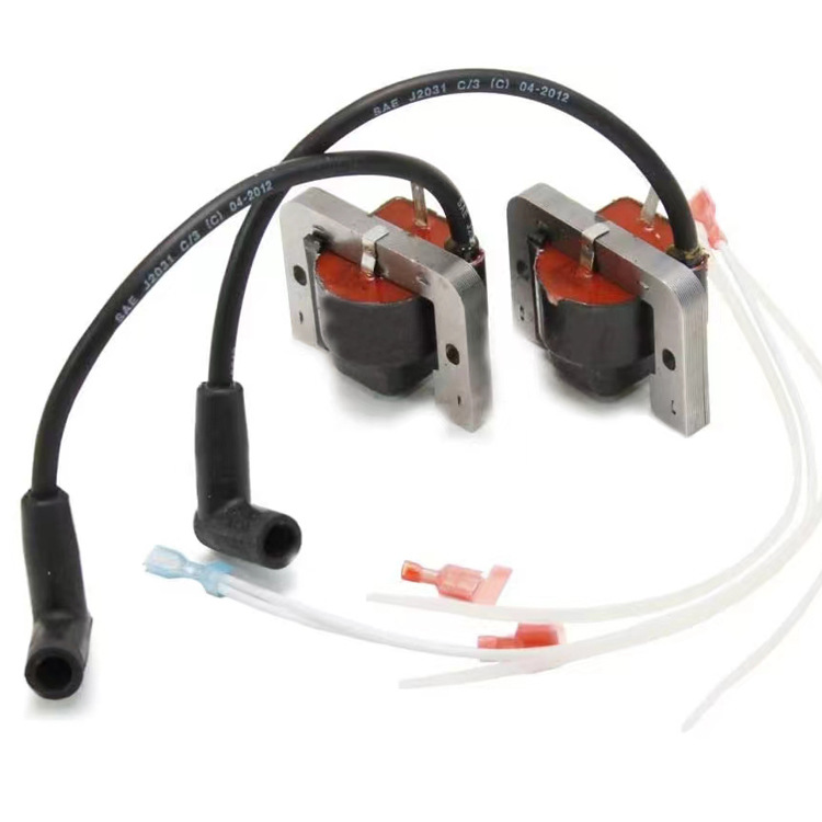 The lawn mower high-voltage package ignition coil is suitable for Kohler 25-707-03-S 2-piece set with wire