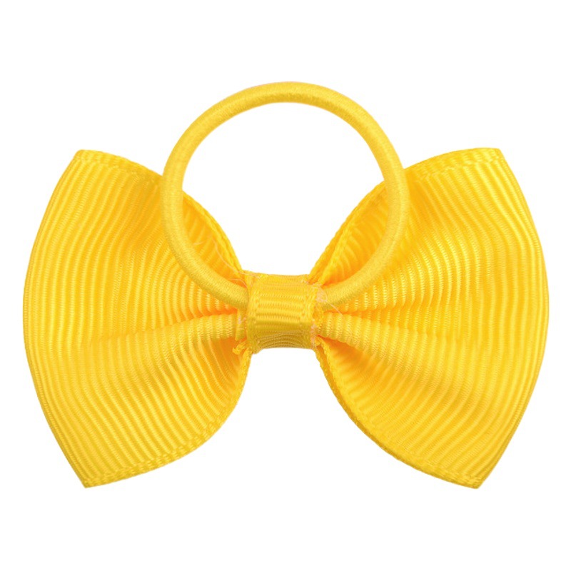 Europe and the United States small fresh bow children's hair ring 20 color candy color baby hair accessories cross-border headdress hair accessories 486