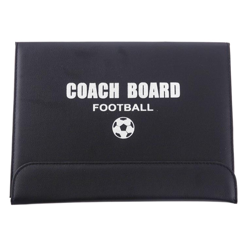 Three-fold football tactical board color folding coach Board leather teaching board magnetic pen teaching board long-term supply