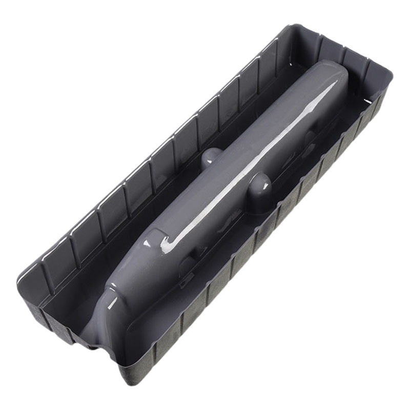 Dongguan manufacturer ps flocking inner support packing box cosmetics packaging blister wine tray blister pvc packing box