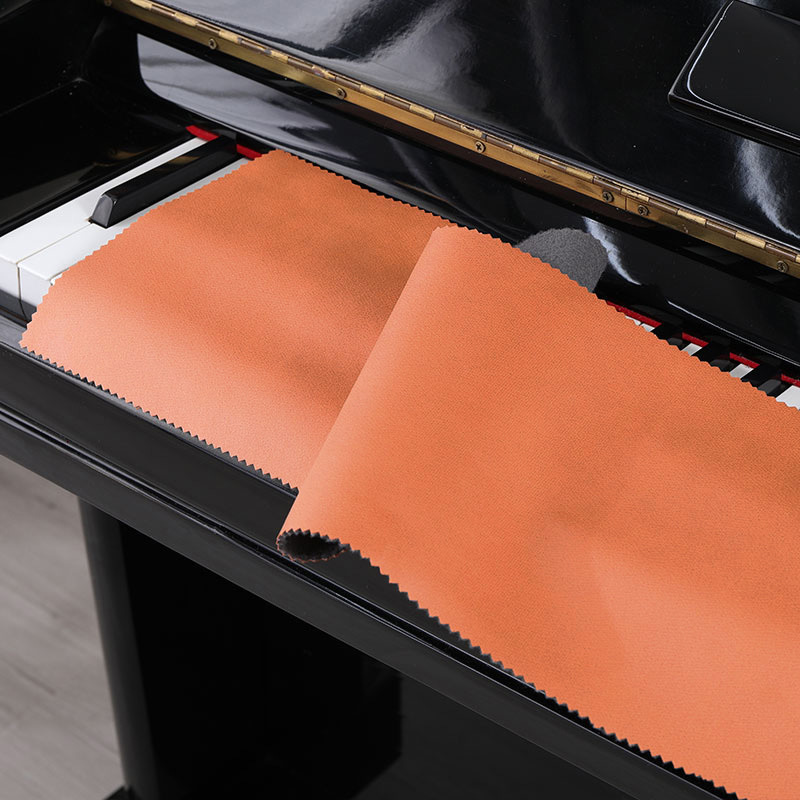 Picture of New piano keyboard dust cover cloth keyboard 88 key triangle vertical electric piano towel piano key simple cloth cover