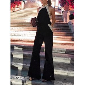 Picture of in stock Sexy Fashion Elegant Neck Jumpsuit Women's Sexy Fashion Elegant Flash Dress Women's Clothing