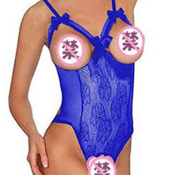 Picture of Sexy underwear manufacturers wholesale Europe and the United States sexy chest leakage conjoined sexy underwear Amazon/explosions