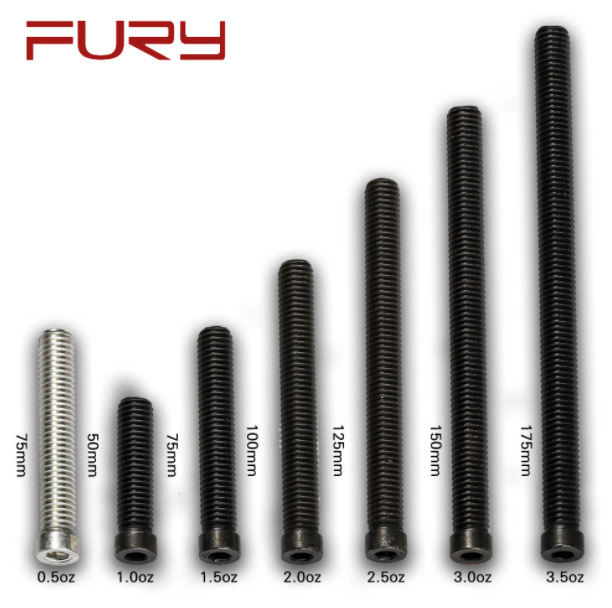 Picture of Sold Non-Refundable Fury Willy Feilong Tenghao Billiard Cue Weight Screw Accessories Large Head Rod Weighting