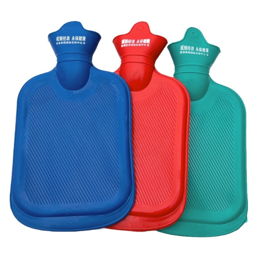 Printed Advertising Gift Hot Water Bag Can Be Customized with Logo Creative Hand Warmer Student Water-Filled Hot Water Bag Factory Simple