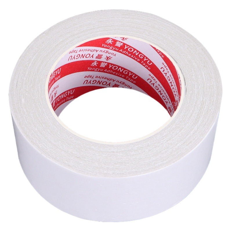 White double-sided cloth tape wholesale carpet pet fiber Plaid high adhesion strong mesh double-sided tape