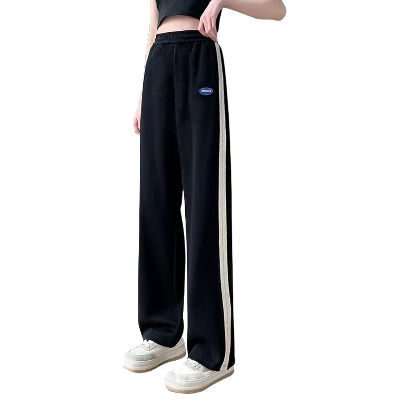 Girls' Wide Leg Pants Spring and Autumn 2023 New Style Middle and Large Children's Autumn Pants Children's Pants Dosing Casual Straight Pants