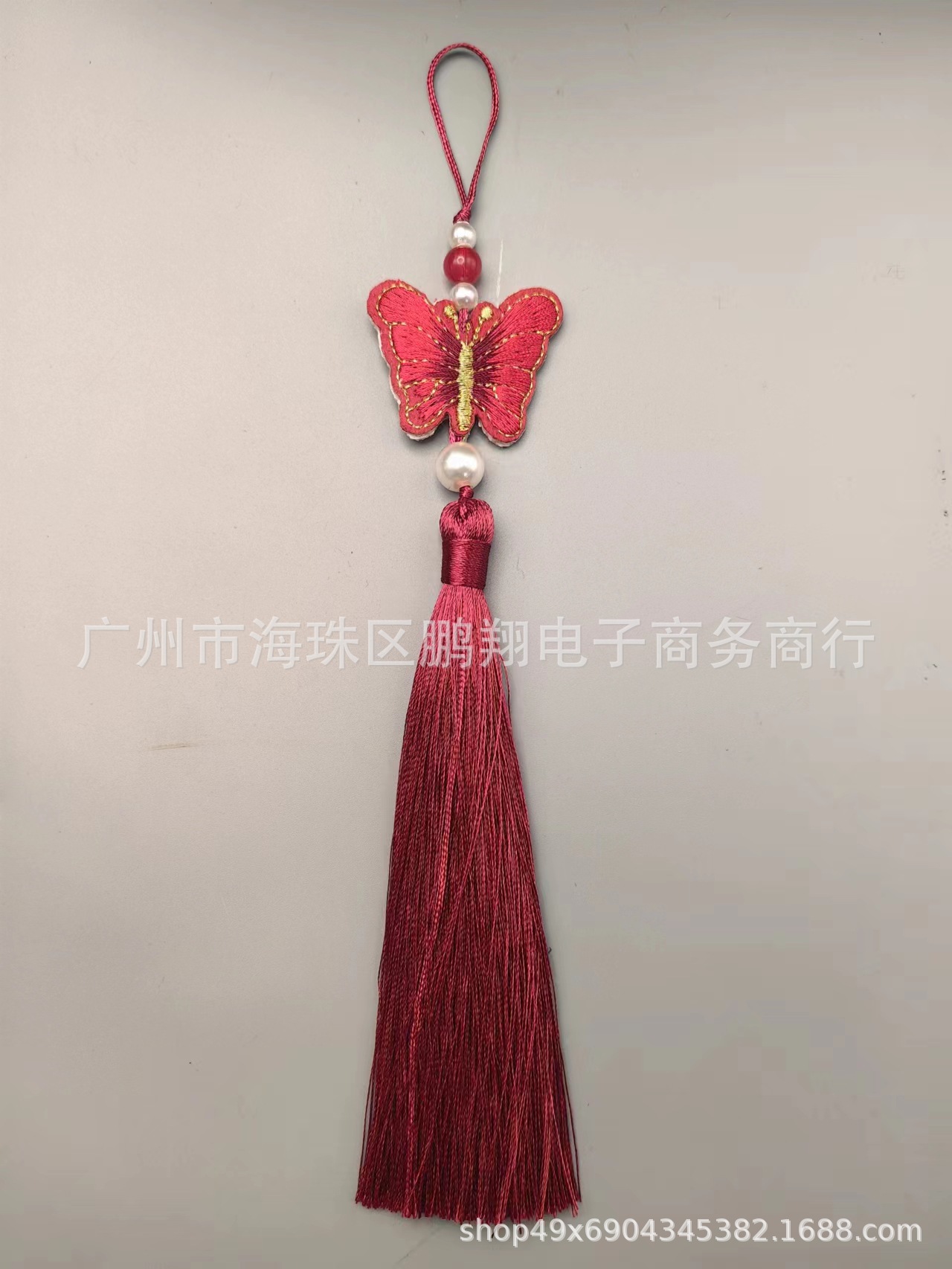 Picture of in stock wholesale embroidery butterfly tassel small tassel pendant hanfu children's clothing accessories clothing accessories