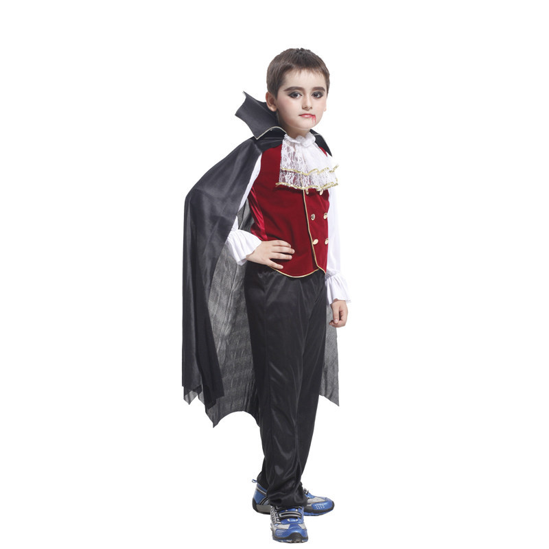 Picture of Halloween Children's vampire costume Vampire Prince costume school vampire play props
