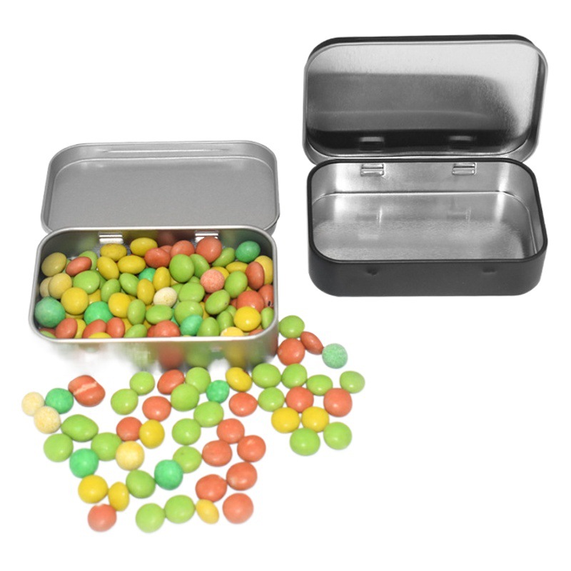 Tinplate Box Beauty Tools U-Shaped Data Cable Cosmetics Jewelry Integrated Flip-Top Small Items Storage Gift Box