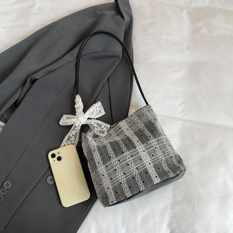 Picture of South Korea Niche Underarm Bag Women's 2024 New Fashionable Fashionable Portable Granny Bag Shoulder Delicate Small Bag