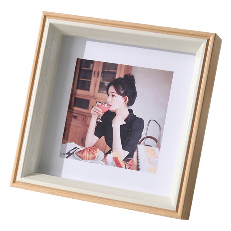 Scandinavian Simple Photo Frame Table Square 5 Inches 6 Inches 8inch 10inch High-End Photo Wall Hanging Photo Frame Wholesale Picture Frame
