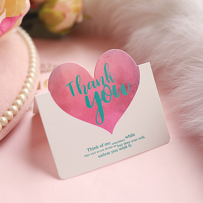 Picture of Cross-border source ins Wind small fresh after-sales card flower shop teacher's day Tanabata small greeting card Amazon thank you card