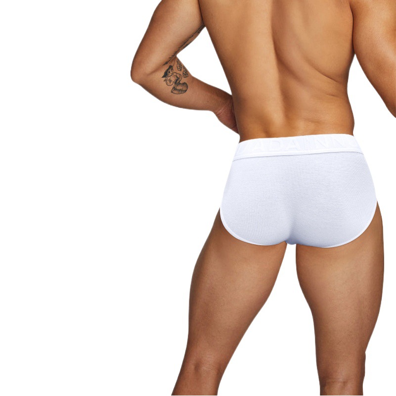 ADANNU TikTok hot sale one-piece delivery men's briefs sexy embossed pattern high fork triangle men AD769