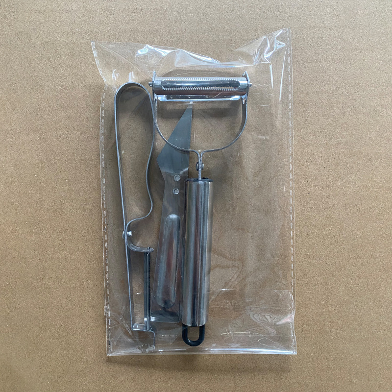 Picture of Stainless Steel Peeler Three-Piece Set Household Three-in-One Planer Multifunctional Scraper Kitchen Three-Piece Set Grater