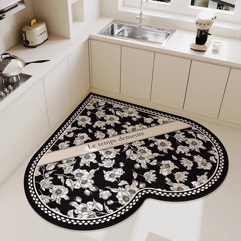 Picture of Cross-border Wholesale Diatom Mud Floor Mat Bathroom Absorbent Foot Mat Simple Dirty Resistant Anti-skid Mat Household Kitchen Tianjin Floor Mat