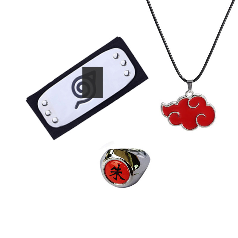 Picture of Anime Ninja Necklace Xiao Organization Skunk Zhu Ring Payne Zero Three Yu Nanqing Sentenced to Enduring Protection of Red Cloud Three-Piece Suit
