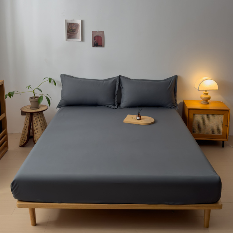Picture of Cotton Mattress Cover Non-Slip Fixed Bed Cover Single-Piece Bed Sheet Bedspread Simmons Protective Cover Height Mattress Cover