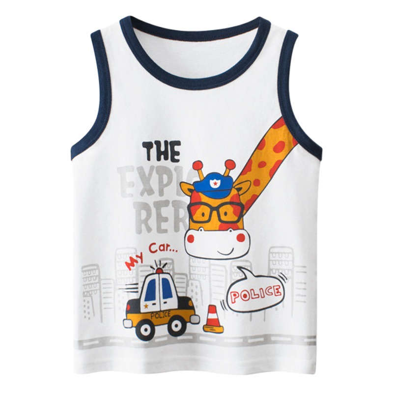 Picture of 27Kids Kidsren's Clothing Wholesale 2025 Summer Clothes Korean Style Baby Boy Clothes Kidsren's Vest Live Broadcast Cross-Border First-Hand Supply
