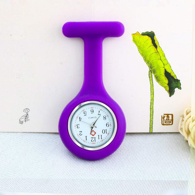 Picture of Factory Direct Sales New Silicone Band Wholesale Male and Female Nurse Watch Advertising Gift Hanging Watch Hot Selling Chest Watch Dropshipping