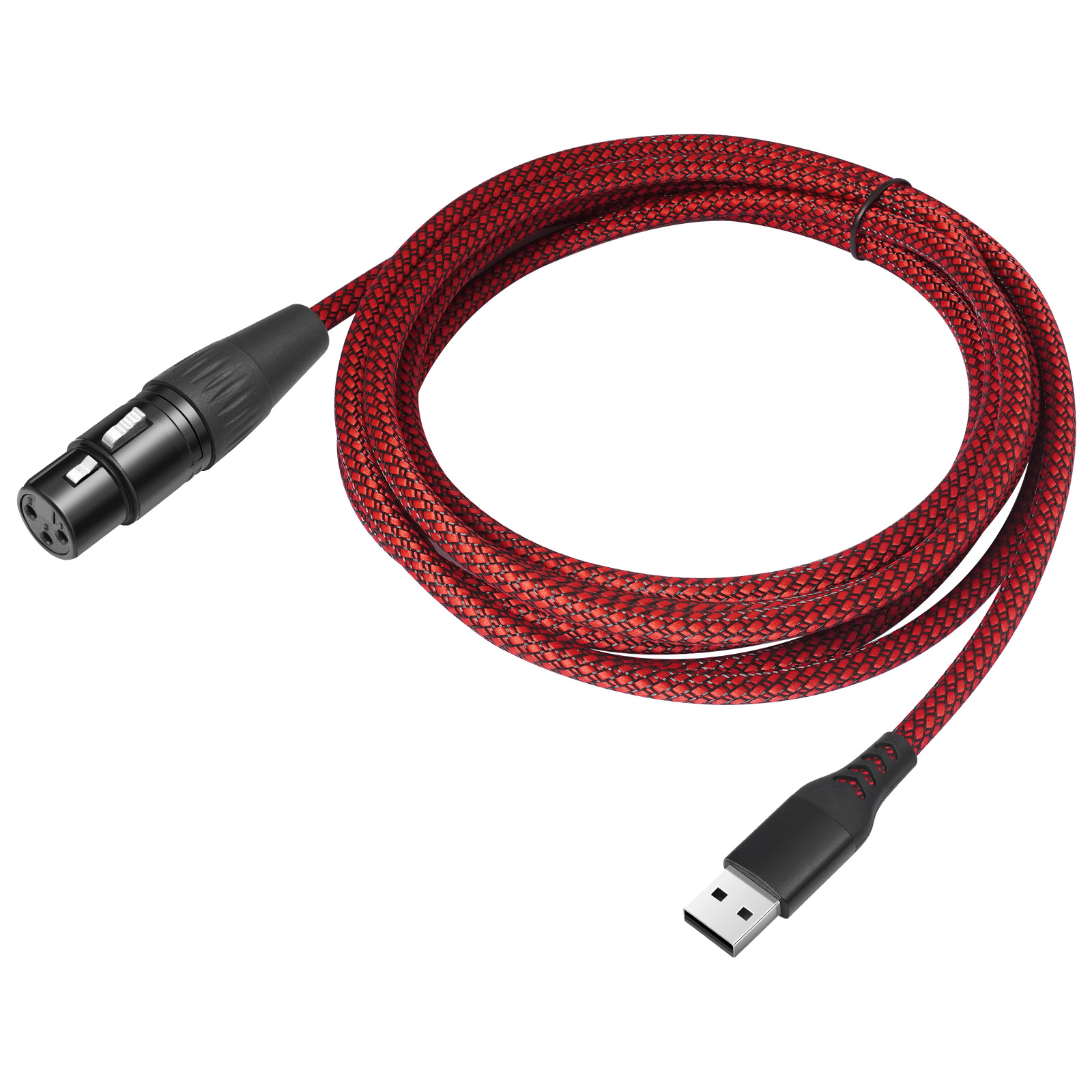 Picture of Cross-Border Best-Selling Product with Built-In Decoding Chip USB Male to Xlr Female Xlr to USB Recording Cable