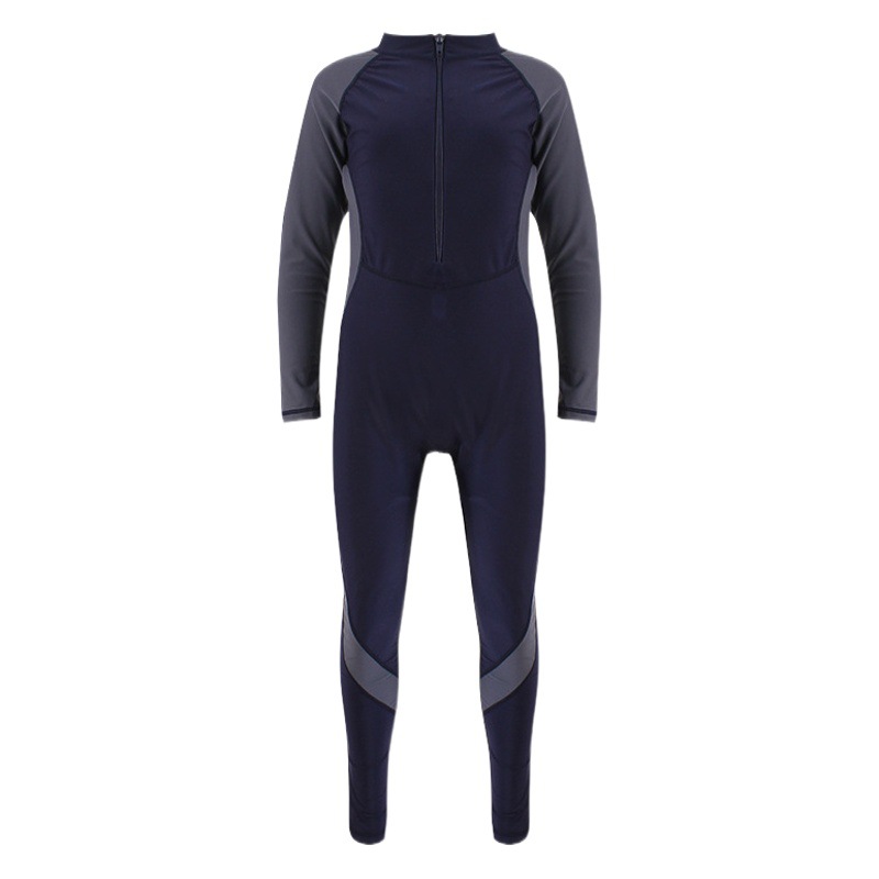 A generation of boys' children's swimming suit long sleeve trousers one-piece summer youth embarrassment-proof diving suit