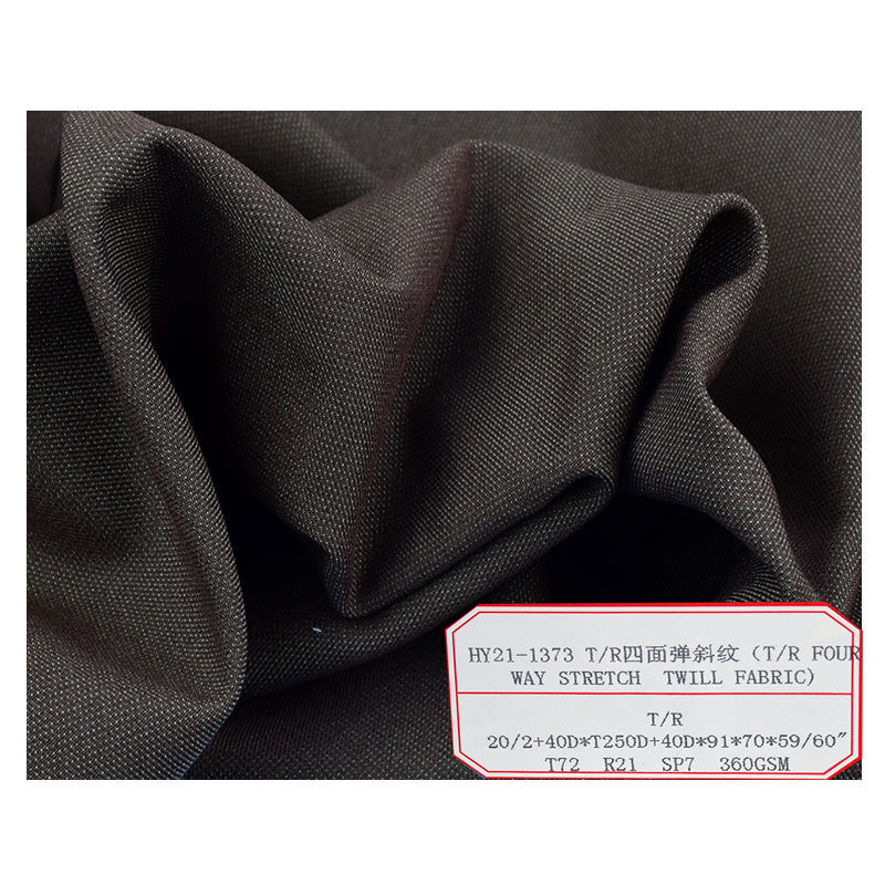 Tr Four-Way Stretch Polyester-Viscose Woven Stretch Twill Fabric Suit Pants Jacket Tr Fabric