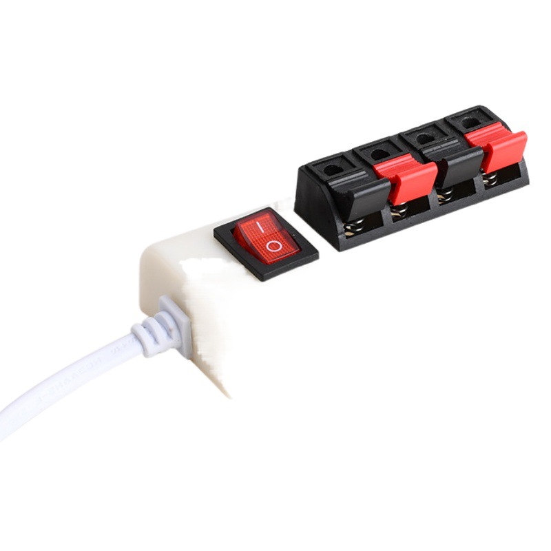 Baoge Switch Test Lamp Line Led Lamp Test Lamp Line with Clip Four-Digit Test Box Aging Test Wiring Clip
