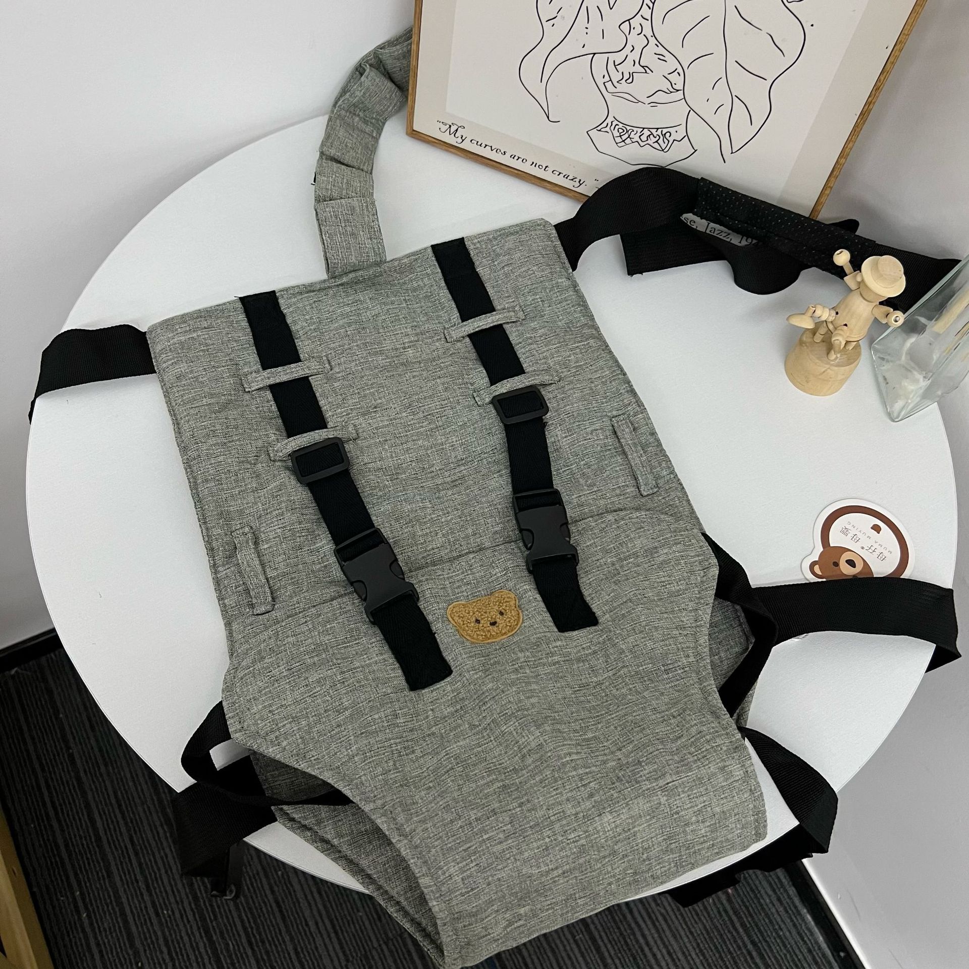 Picture of Cross-border hot sale baby chair fixed belt baby eating and dining fixed belt portable waist protection seat belt