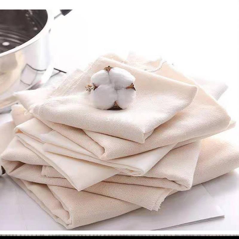 Tofu cloth manufacturers wholesale finished products square cotton stranded bean wrap fabric multi-size sweet potato flour soy milk filter cloth