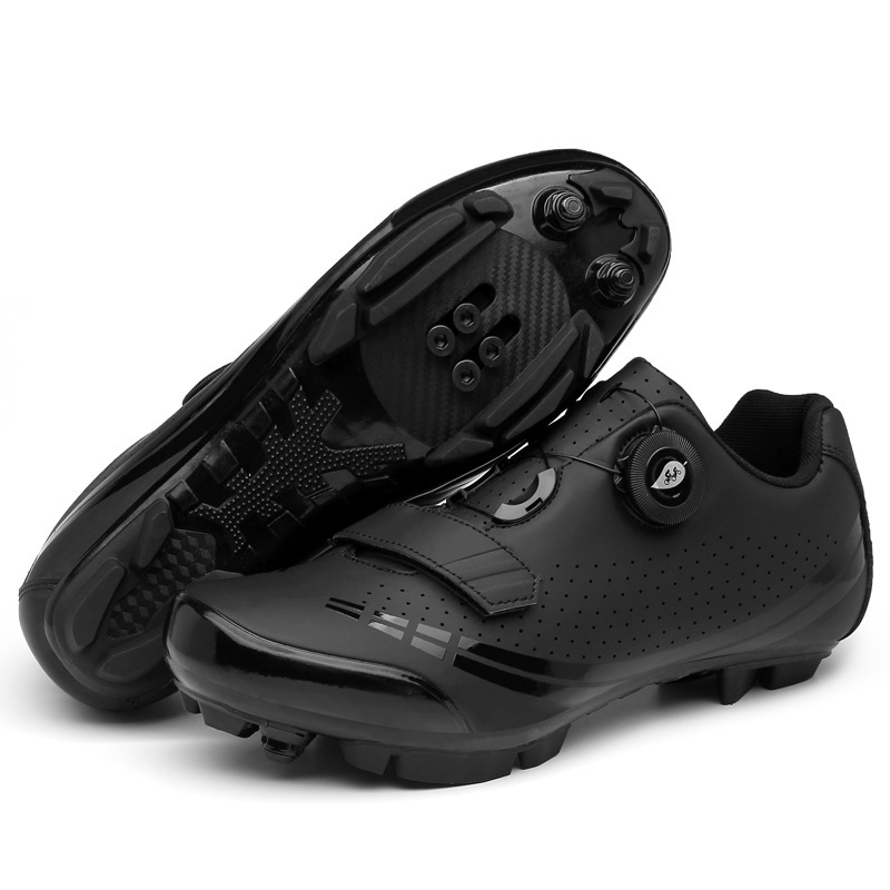 Factory Wholesale Cross-Border Lockable Road Cycling Shoes Outdoor Cross-Country Mountain Shoes Large Size Cycling Equipment Bicycle Shoes